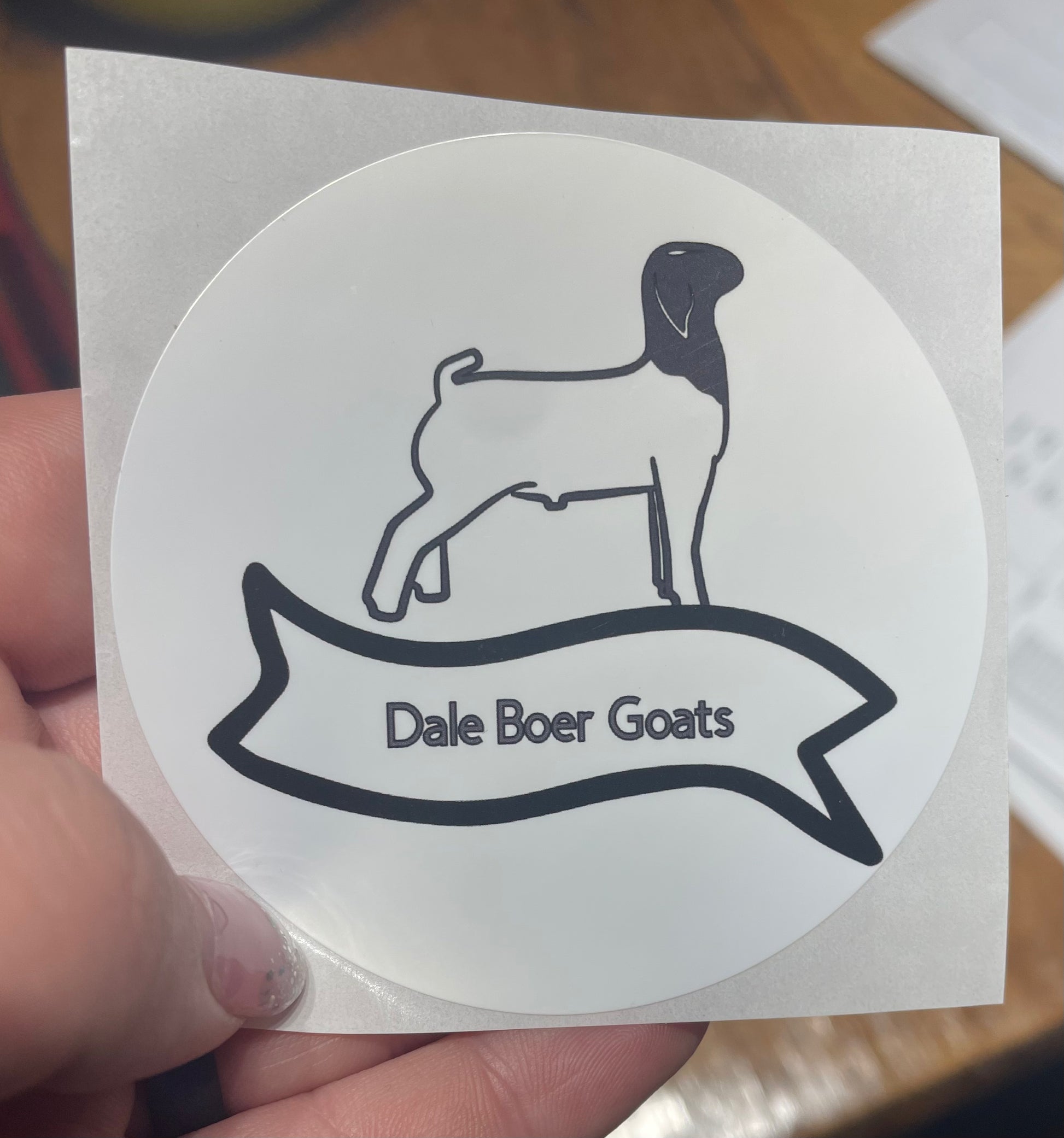 Texas Goat Sticker Goat Sticker – Blue Roof Ranch